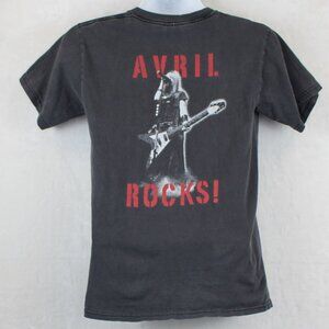 Rare Vintage 2003 Avril Lavigne Rocks T Shirt (S)